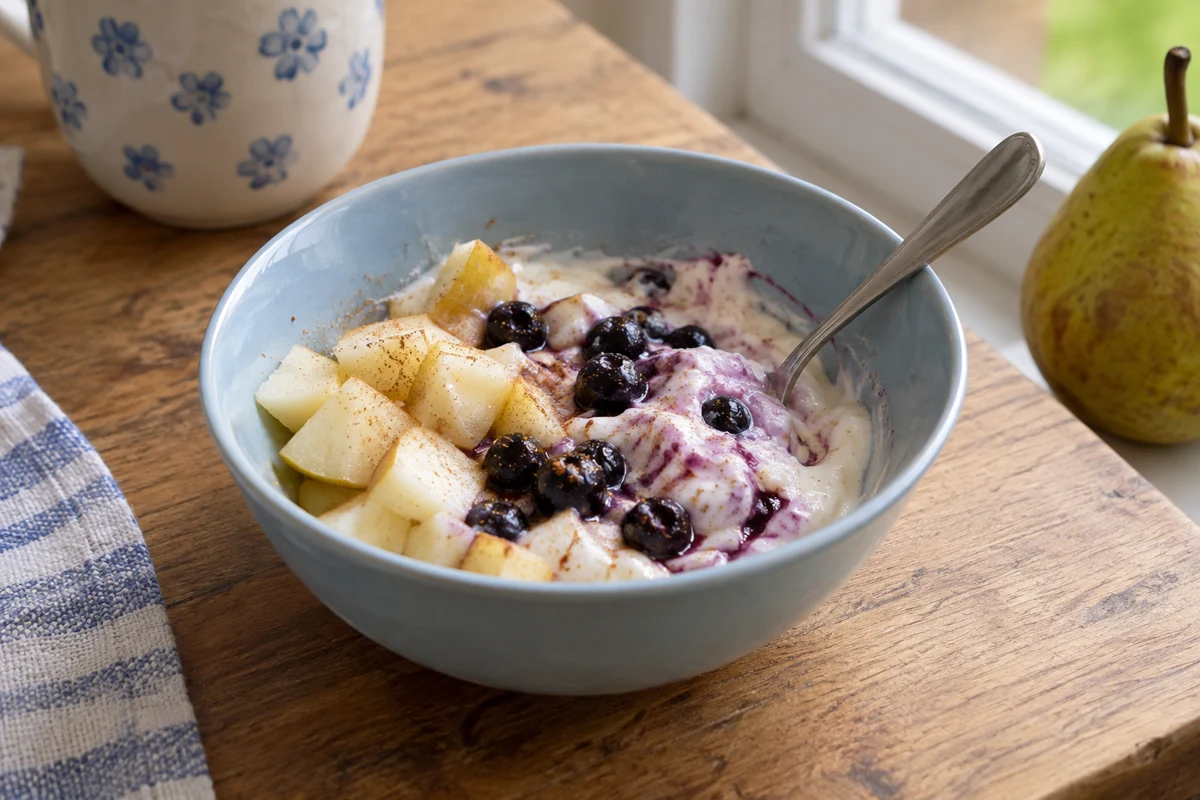 Birnen-Beeren-Quark zum Selberrühren