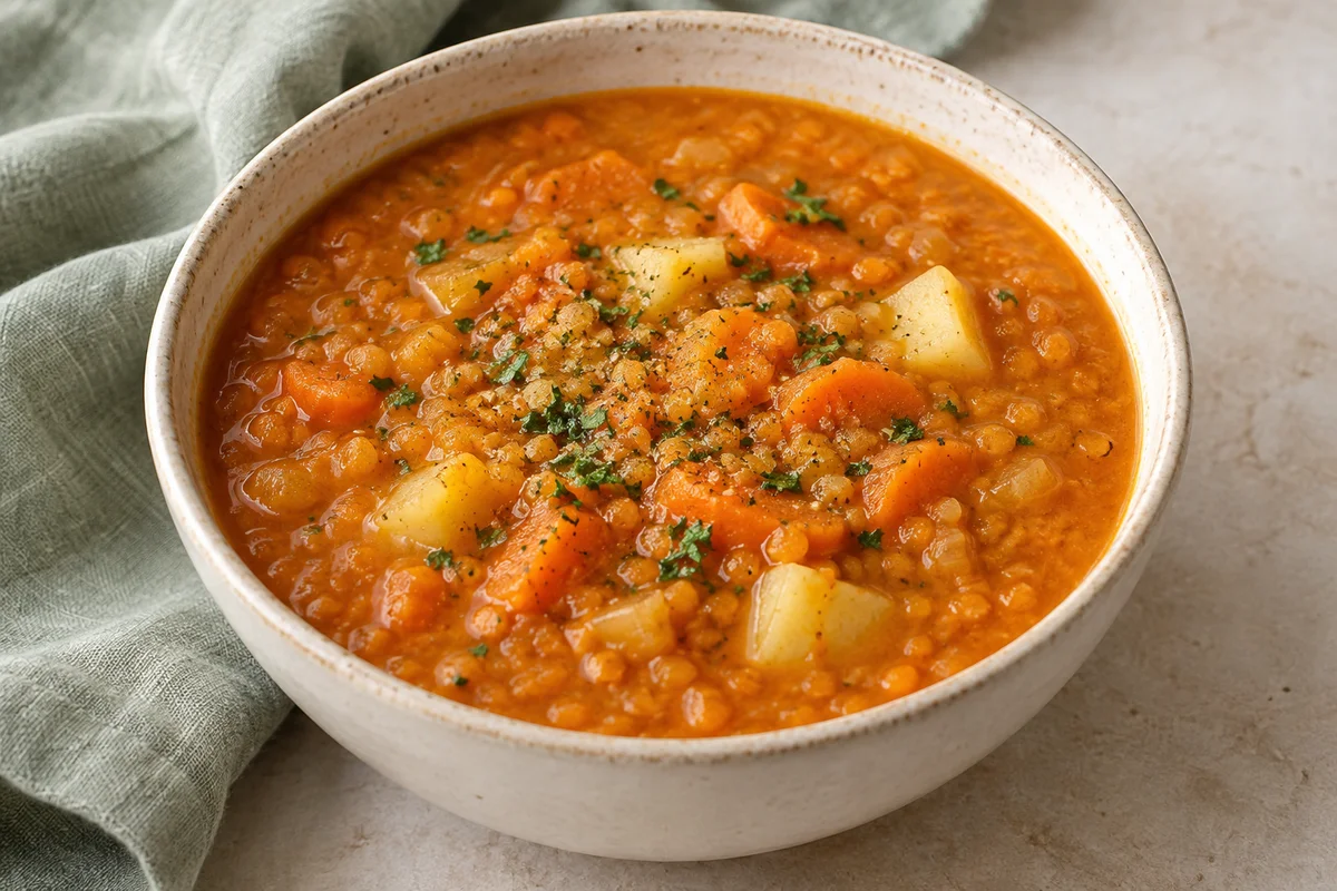 Samtige Linsen-Karotten-Suppe